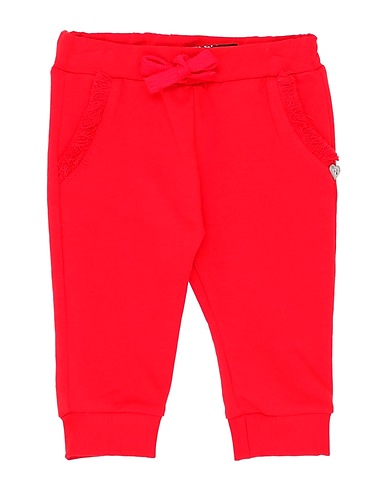PLEASE Casual pants Red 95% Cotton, 5% Elastane