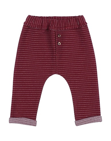 Y-CLÙ Casual trouser Burgundy 65% Cotton, 33% Polyester, 2% Elastane