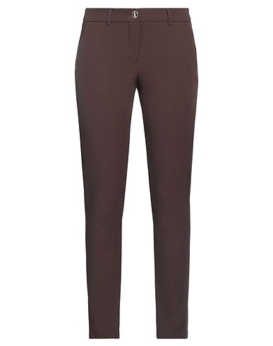 KOCCA パンツ ダークブラウン ポリエステル 93% / ポリウレタン 7%