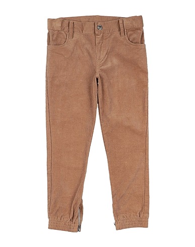 TOURISTE Casual trouser Camel 96% Cotton, 4% Elastane