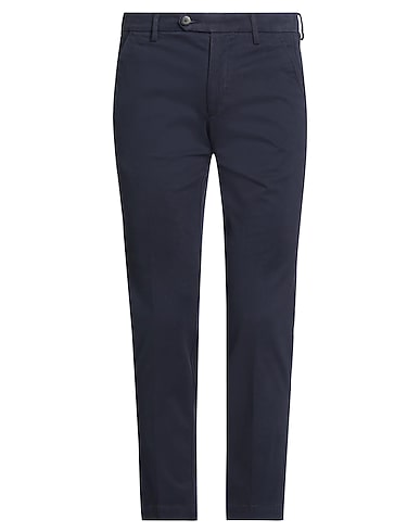 MICHAEL COAL Casual trouser Midnight blue 98% Cotton, 2% Elastane