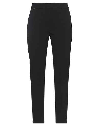 KAOS Casual trouser Black 68% Polyester, 28% Viscose, 4% Elastane