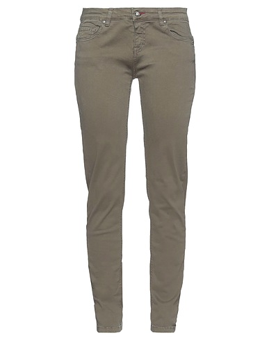 EVEN IF GOSË Casual trouser Military green 98% Cotton, 2% Elastane
