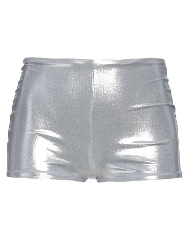 SAINT LAURENT Shorts & Bermuda Silver 78% Polyamide, 22% Elastane