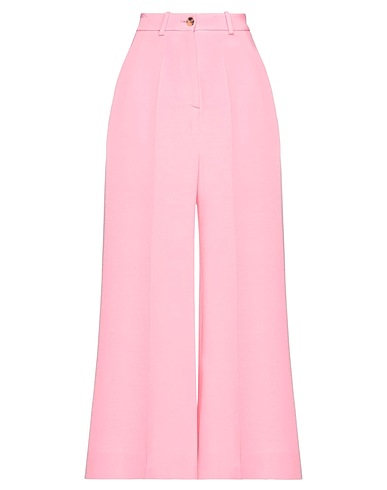 VALENTINO GARAVANI Casual trouser Pink 75% Wool, 20% Silk, 4% Polyamide, 1% Elastane