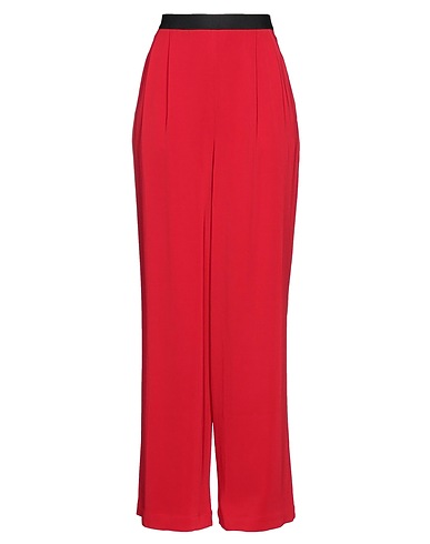 LIVIANA CONTI Casual trouser Red 97% Viscose, 3% Elastane