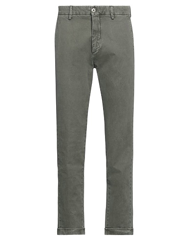 BE ABLE Casual pants Military green 98% Cotton, 2% Elastane
