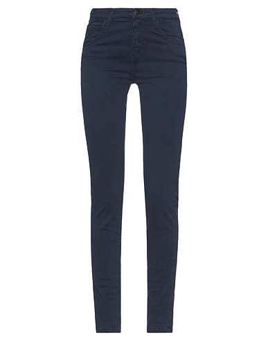 MASSIMO REBECCHI Casual pants Midnight blue 95% Cotton, 5% Elastane