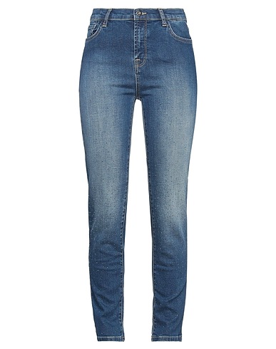 ACTITUDE by TWINSET Denim pants Blue 98% Cotton, 2% Elastane