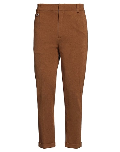 PAOLO PECORA Casual trouser Camel 60% Viscose, 26% Wool, 11% Polyamide, 3% Elastane