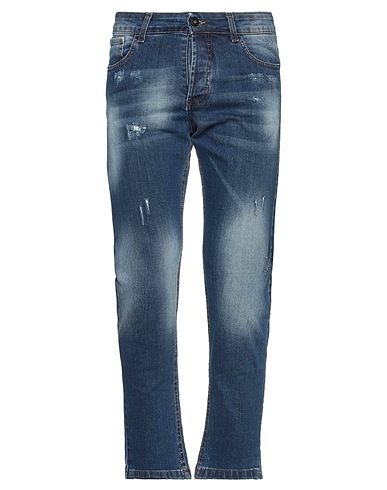 STILOSOPHY Denim trousers Blue 98% Cotton, 2% Elastane