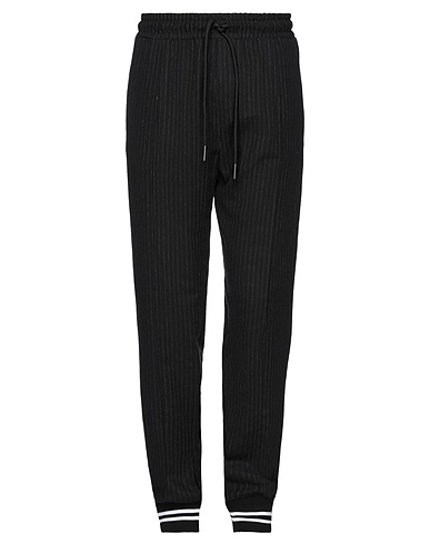 GAëLLE Paris Casual trouser Black 39% Cotton, 35% Synthetic fibers, 20% Wool, 5% Other Fibres, 1% Elastane
