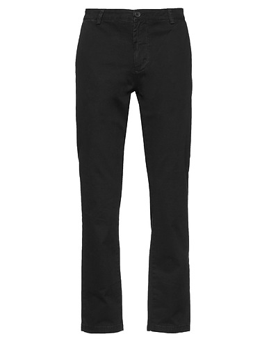 BRIAN DALES Casual pants Black 97% Cotton, 3% Elastane