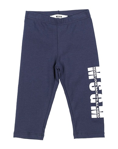 MSGM Leggings Midnight blue 96% Cotton, 4% Elastane