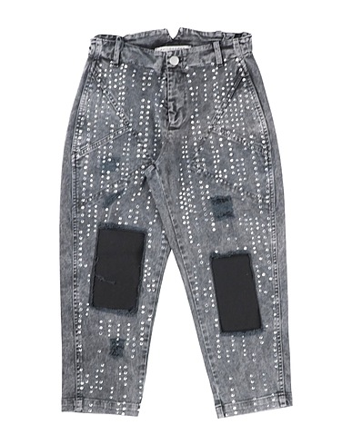 PHILOSOPHY di LORENZO SERAFINI Denim pants Black 97% Cotton, 3% Elastane