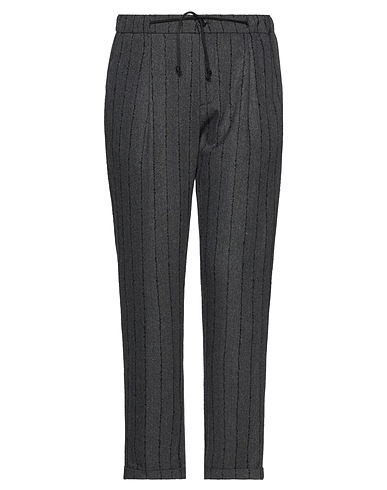 STILOSOPHY Pantalon Gris anthracite 68% Coton, 25% Polyester, 5% Autres fibres, 2% Laine