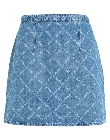 TOMMY JEANS Denim skirt Blue 100% Cotton