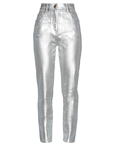 BALMAIN ジーンズ シルバー コットン 98% / ポリウレタン 2%