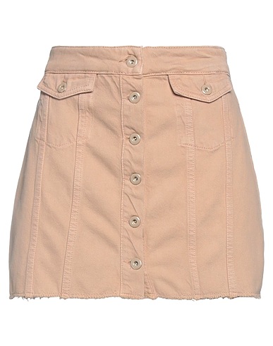 LIU •JO Mini skirt Beige 51% Cotton, 49% Lyocell