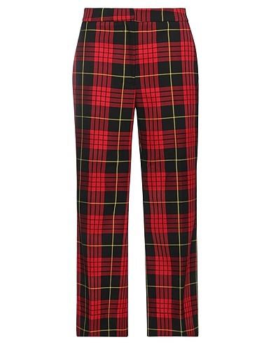 JUCCA Casual pants Red 65% Polyester, 35% Viscose