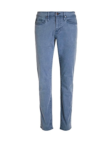 FRAME Casual trouser Slate blue 93% Cotton, 5% Elasterell-p, 2% Elastane