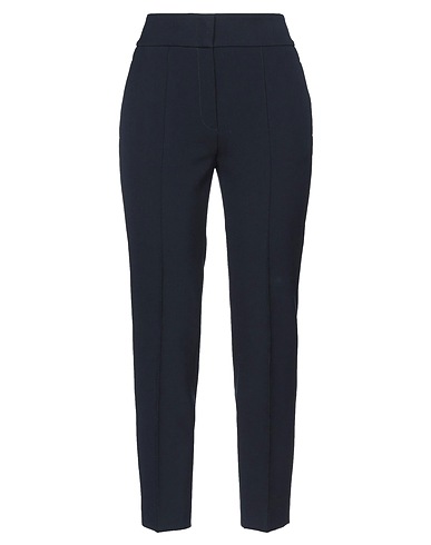 PESERICO Casual pants Midnight blue 64% Polyester, 27% Viscose, 6% Cotton, 3% Elastane
