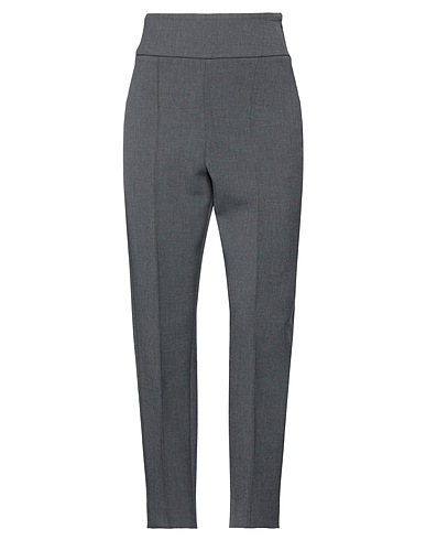 PESERICO Casual trouser Grey 64% Polyester, 27% Viscose, 6% Cotton, 3% Elastane