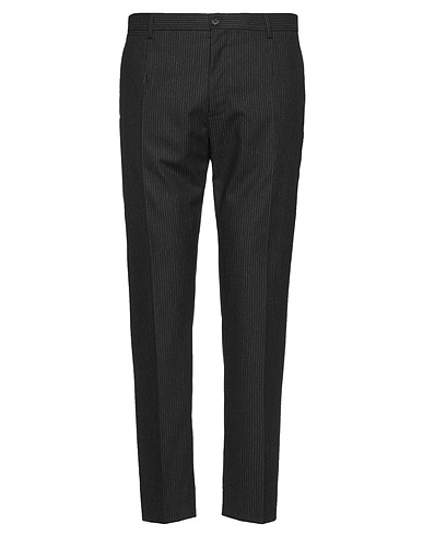 DOLCE&GABBANA Casual trouser Black 42% Virgin Wool, 26% Polyester, 14% Viscose, 13% Polyamide, 5% Elastane