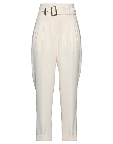 PESERICO Casual trouser Ivory 100% Polyester