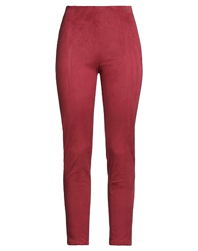 GUESS Casual trouser Brick red 90% Polyester, 10% Elastane