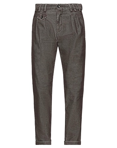OUT/FIT Hosen Dunkelbraun 65% Baumwolle, 33% Polyester, 2% Elastan