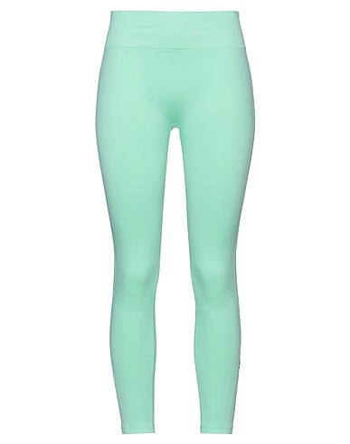 REEBOK Leggings Light green 91% Polyamide, 9% Elastane