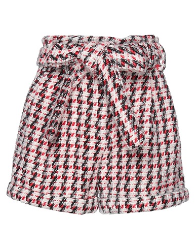 AMEN Shorts & Bermuda White 38% Wool, 20% Acrylic, 16% Viscose, 15% Polyamide, 11% Polyester