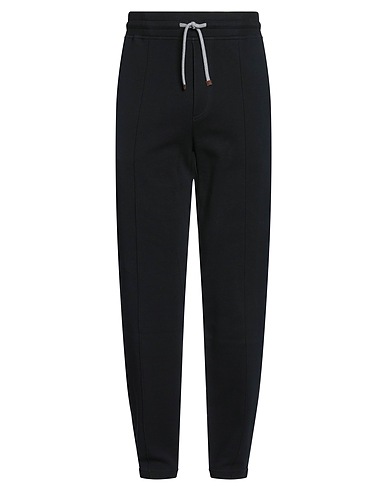 BRUNELLO CUCINELLI Pantalone Nero 93% Cotone, 7% Elastan
