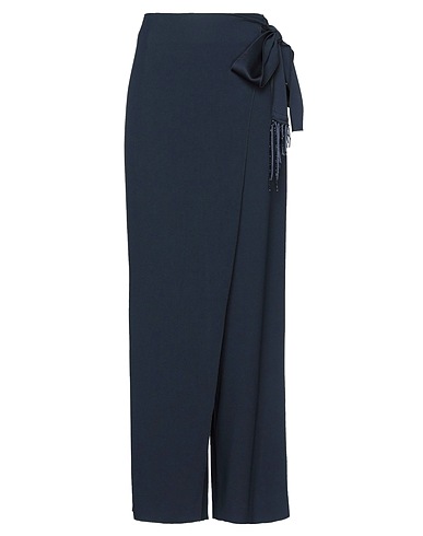 LORENA ANTONIAZZI Casual pants Midnight blue 75% Acetate, 25% Viscose