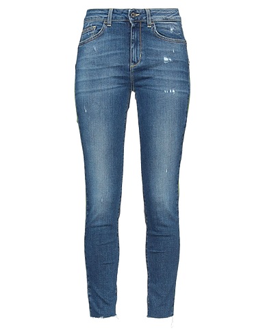 LIU •JO Denim trousers Blue 98% Cotton, 2% Elastane