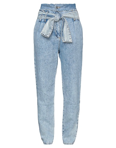 LIU •JO Denim pants Blue 50% Cotton, 50% Lyocell