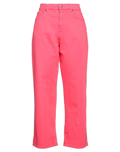 P.A.R.O.S.H. Denim pants Coral 98% Cotton, 2% Elastane