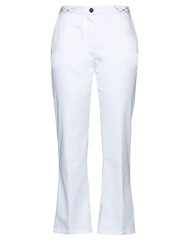 WHITE SAND Pantalone Bianco 97% Cotone, 3% Elastan