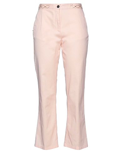 WHITE SAND Casual trouser Light pink 97% Cotton, 3% Elastane