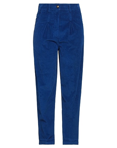 TRUE ROYAL Casual trouser Bright blue 98% Cotton, 2% Elastane