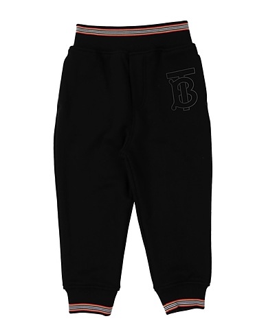BURBERRY Casual trouser Black 100% Cotton, Polyamide, Elastane