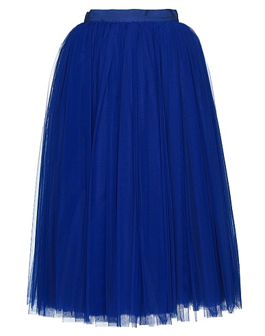 DOLCE&GABBANA Midi skirt Bright blue 100% Polyamide
