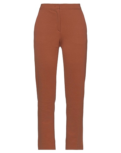 LIVIANA CONTI Casual trouser Brown 68% Viscose, 27% Polyamide, 5% Elastane