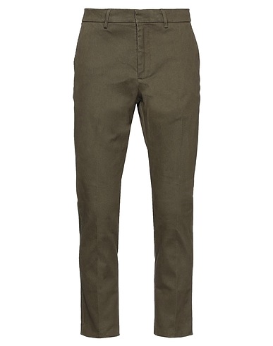 MASTER COAT Casual trouser Military green 100% Cotton