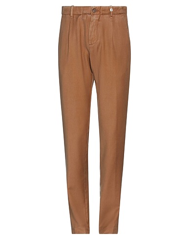 MYTHS Casual trouser Brown 100% Virgin Wool
