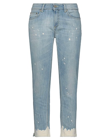 DONDUP Denim trousers Blue 89% Cotton, 11% Elastomultiester