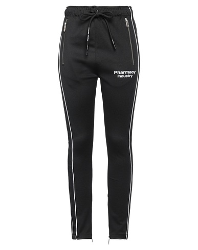 PHARMACY INDUSTRY Pantalone Nero 55% Poliestere, 45% Cotone