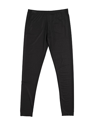 VICOLO Leggings Nero 92% Poliestere, 8% Poliuretano
