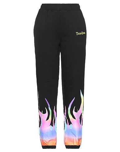 TEEN IDOL Casual trouser Black 100% Cotton